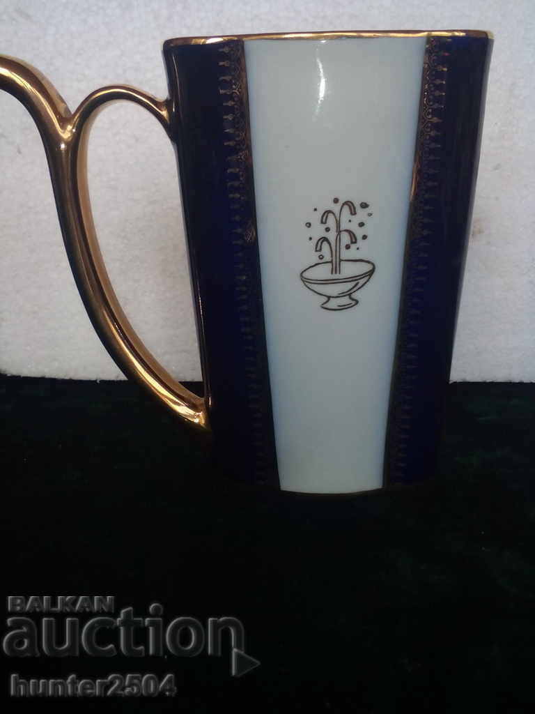 Auction  Jug, barduk, vessel for mineral water "KARLOVY VARY" height 135mm.