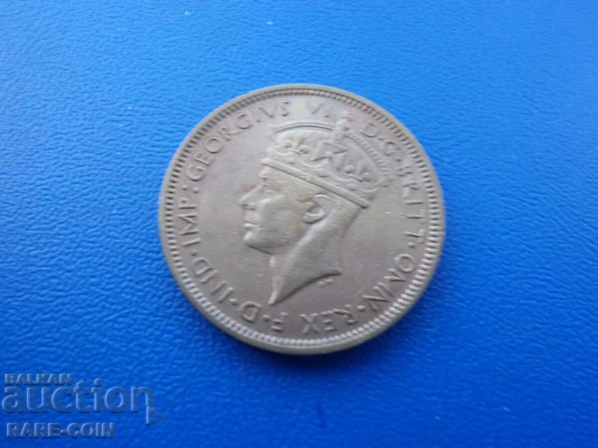 II (53) Британска Западна Африка 1 Шилинг 1943 UNC с цена € 10.23 | 20.01 лв.