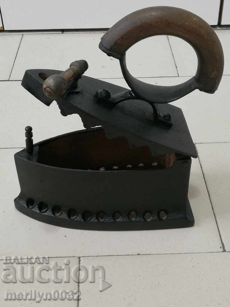 An old iron on fire - 6