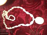 Κολιέ κόκκαλο - ελεφαντόδοντο μήκους 60 cm.