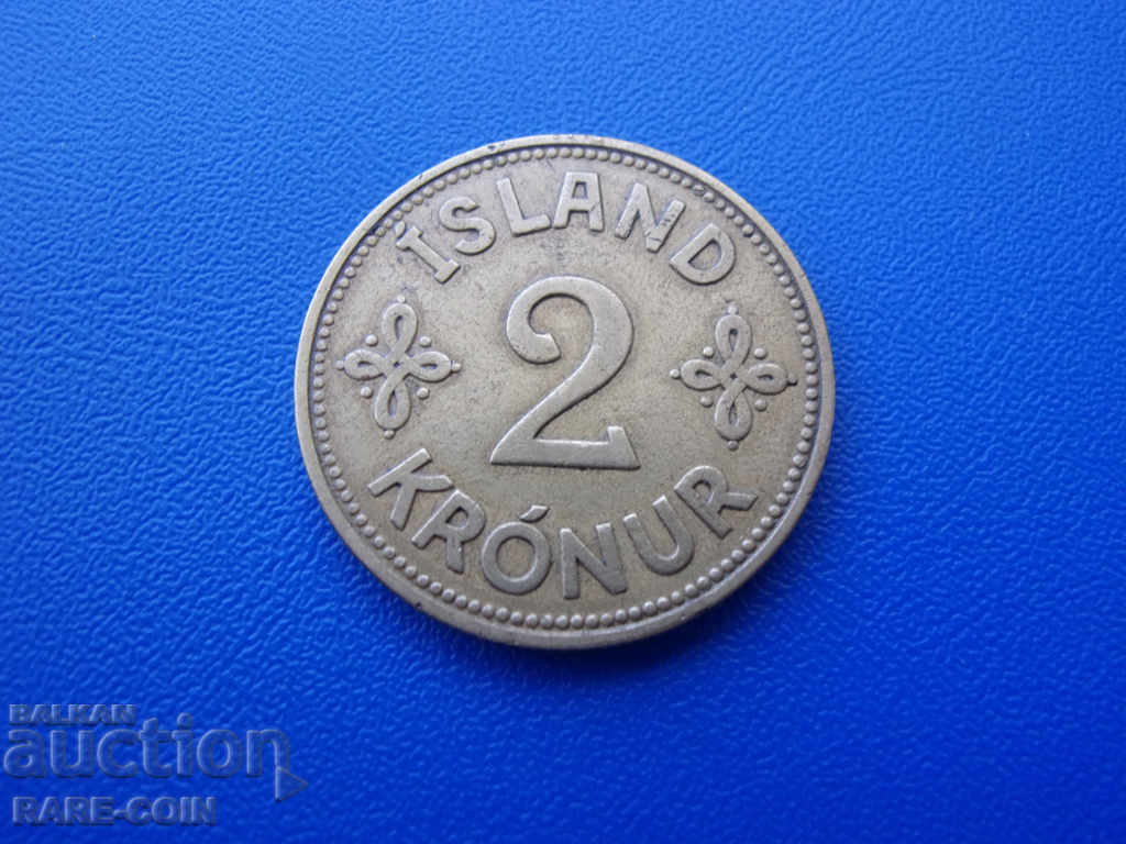 ΙΙ (90) Ισλανδία 2 Kroni 1940