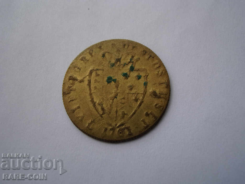 II (98-2)  Великобритания  ½  Пени  1761 с цена € 4.09 | 8.00 лв.