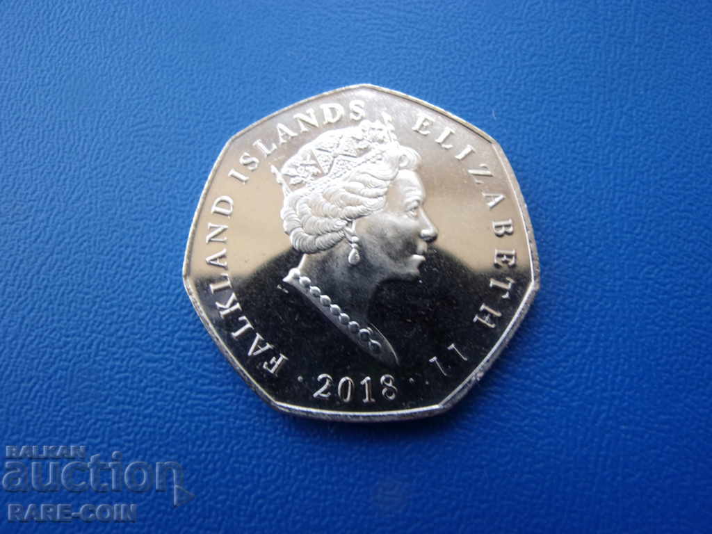 II (102)  Фоуклендски острови  50  Пенса  2018 с цена € 12.78 | 25.00 лв.