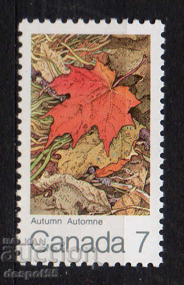 1971. Καναδάς. "Φύλλο σφενδάμου σε τέσσερις εποχές" - φθινόπωρο.