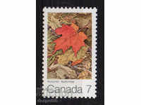 1971. Καναδάς. "Φύλλο σφενδάμου σε τέσσερις εποχές" - φθινόπωρο.