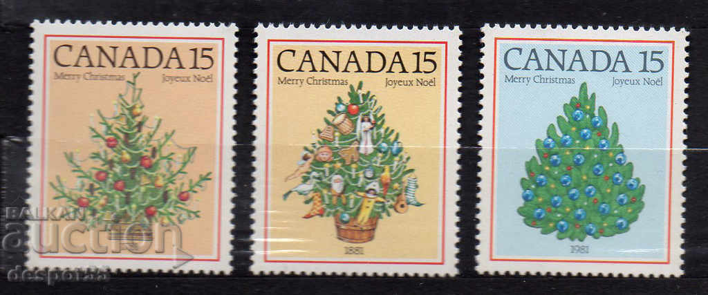 1981. Канада. 2 в. от първата осветена коледна елха в Канада