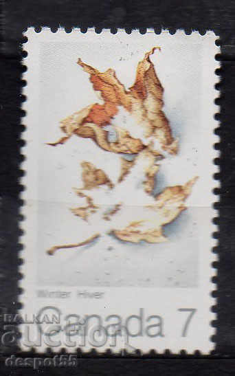 1971. Canada. "Maple leaf in four seasons" - Winter.