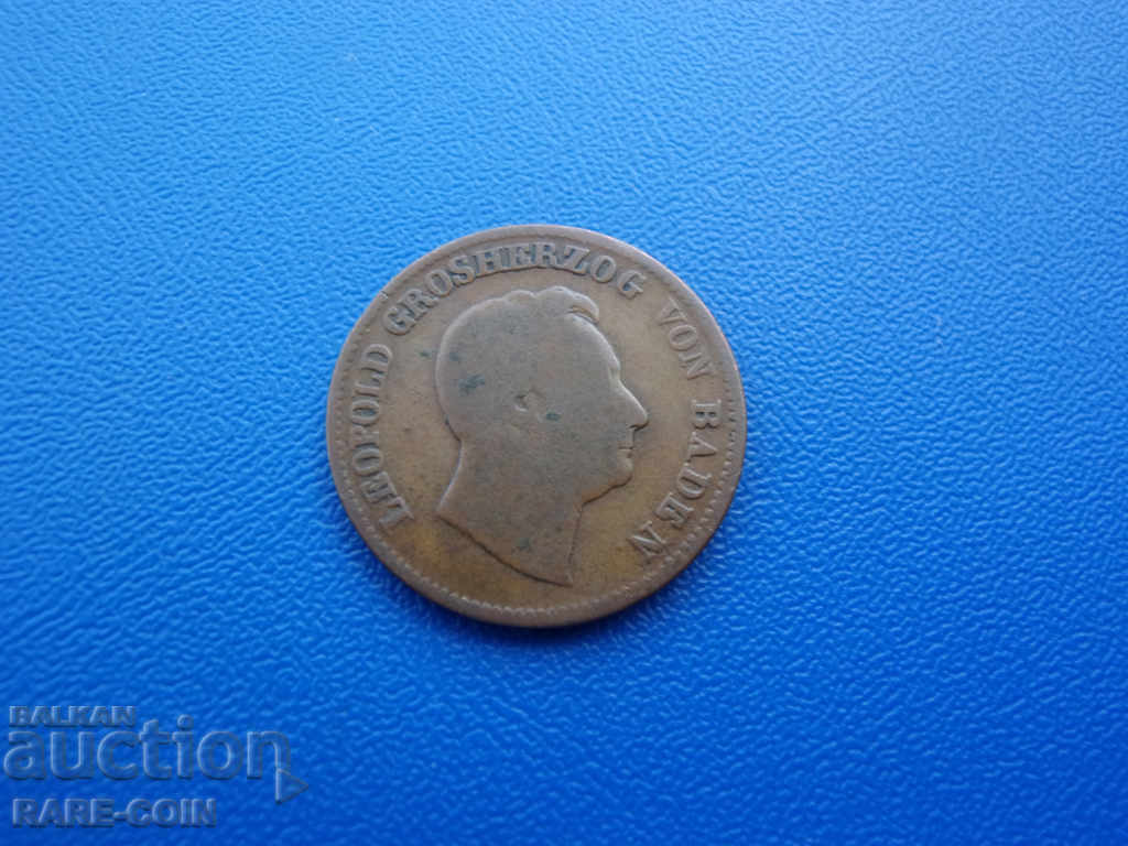 II (112) Баден 1 Кройцер 1851 с цена € 2.56 | 5.01 лв. II (112) Баден 1 Кройцер 1851 с цена € 2.56 | 5.01 лв.