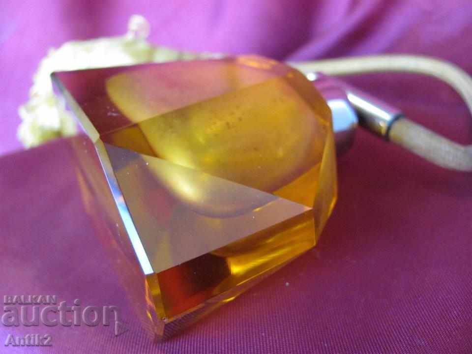 Το 30 μπουκάλι αρώματος κρυστάλλου γυαλιού Art Deco Amber - 5 Το 30 μπουκάλι αρώματος κρυστάλλου γυαλιού Art Deco Amber - 5