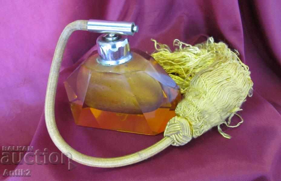 Το 30 μπουκάλι αρώματος κρυστάλλου γυαλιού Art Deco Amber - 6 Το 30 μπουκάλι αρώματος κρυστάλλου γυαλιού Art Deco Amber - 6
