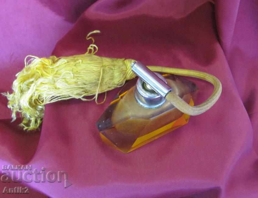 Το 30 μπουκάλι αρώματος κρυστάλλου γυαλιού Art Deco Amber - 7 Το 30 μπουκάλι αρώματος κρυστάλλου γυαλιού Art Deco Amber - 7