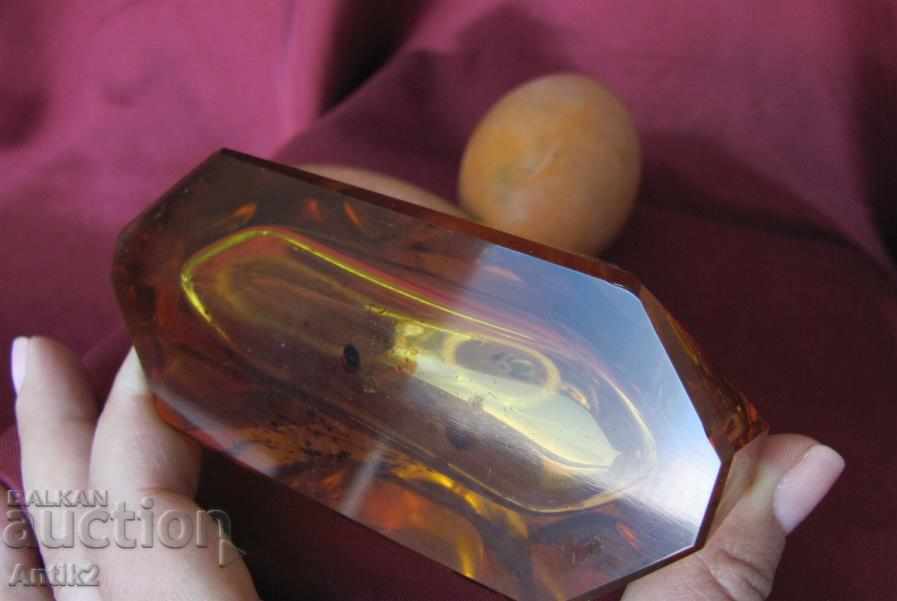 The 30 Art Deco Amber Crystal Glass Perfume Bottle - 7 The 30 Art Deco Amber Crystal Glass Perfume Bottle - 7