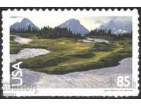 Чиста марка Изглед Национален парк Глетчер Монтана 2012 САЩ