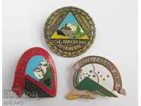 Lot 3 Alpine Badges Mountain Sign Mountaineering Austria