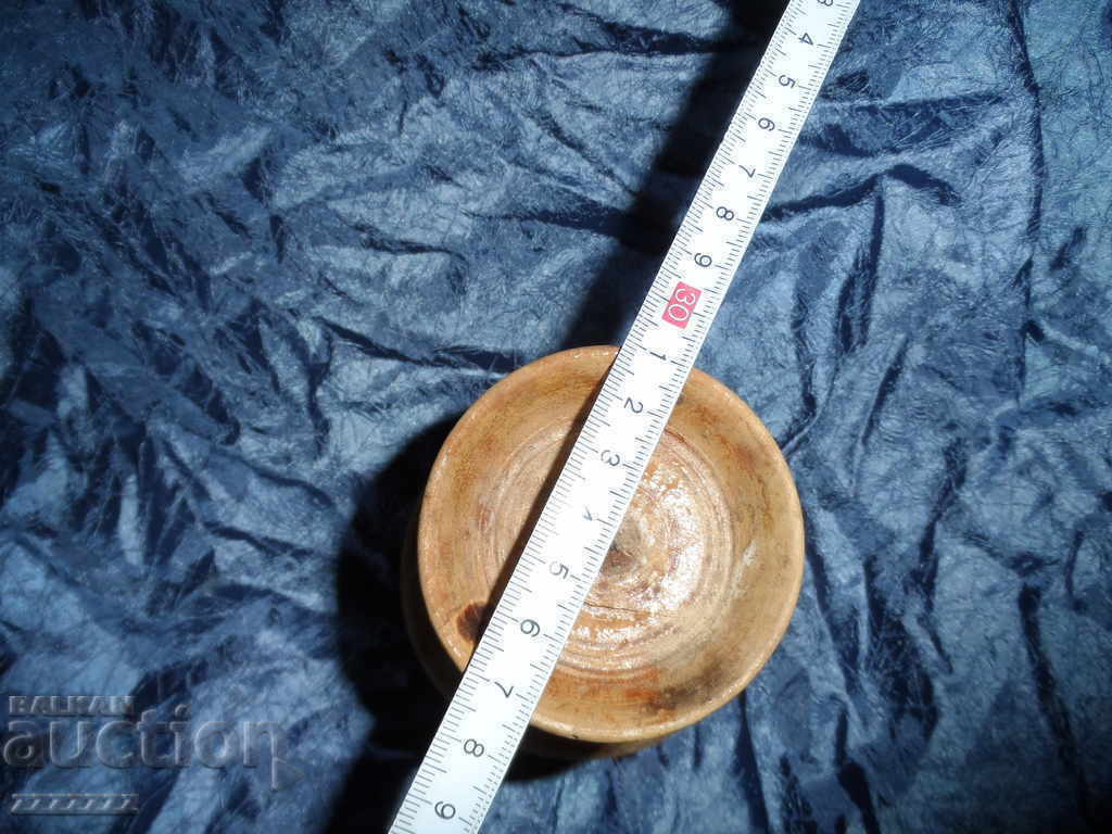 old wooden candle holder - 5