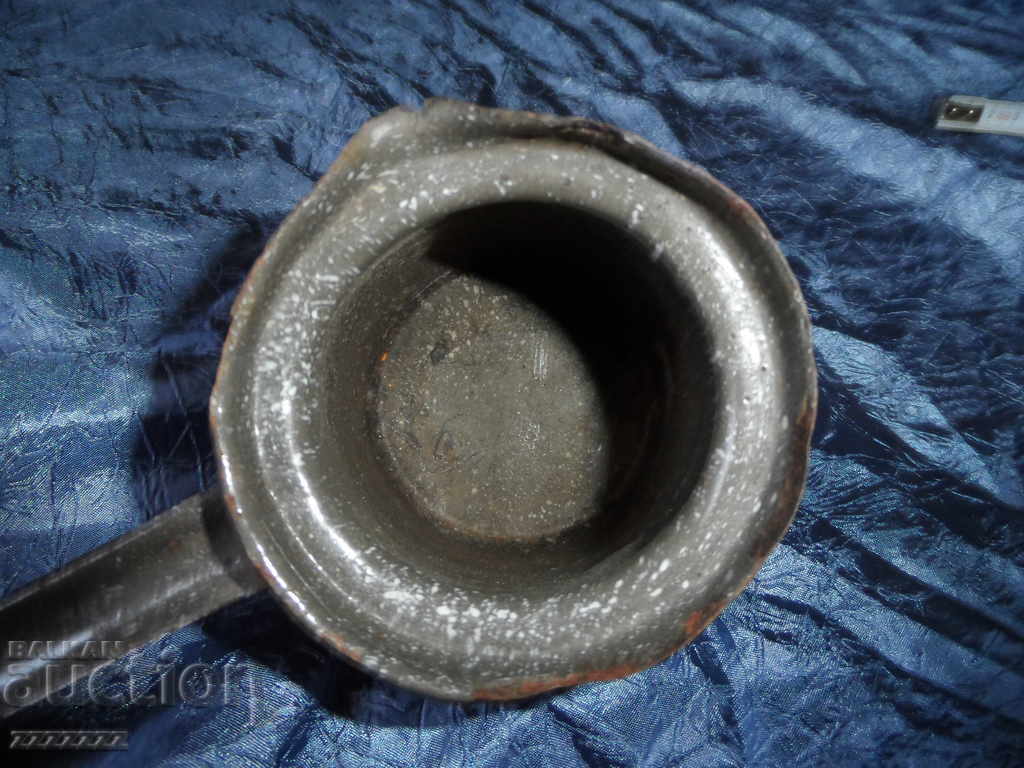 Auction RARE old enamel cezve 1945 Auction RARE old enamel cezve 1945