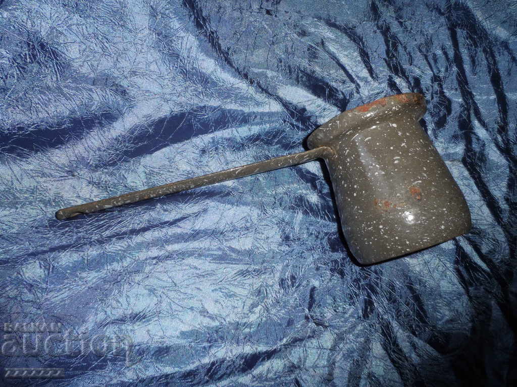 Delivery of RARE old enamel cezve 1945 Delivery of RARE old enamel cezve 1945