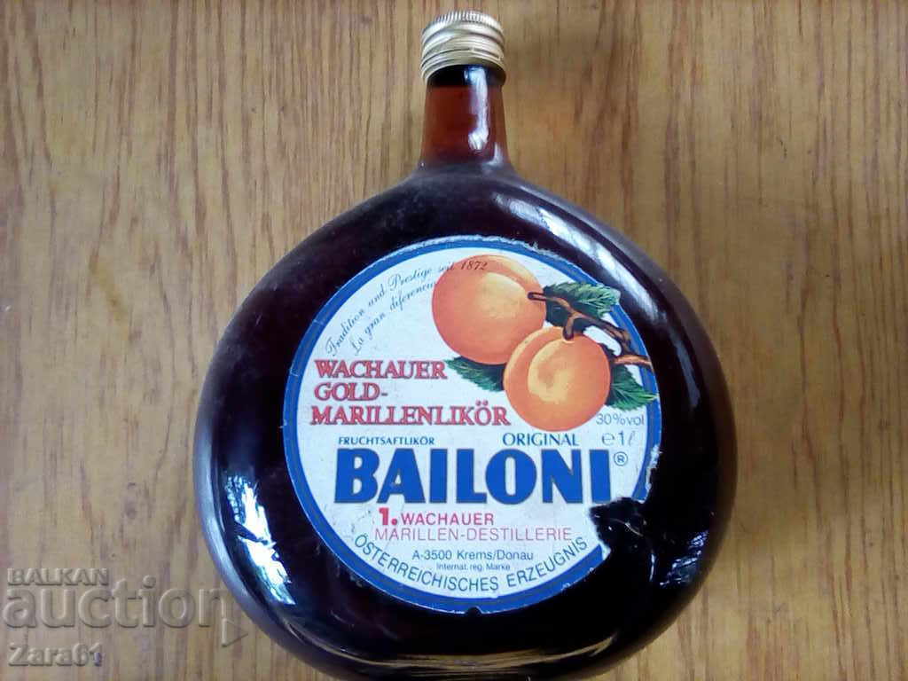 Old apricot liqueur