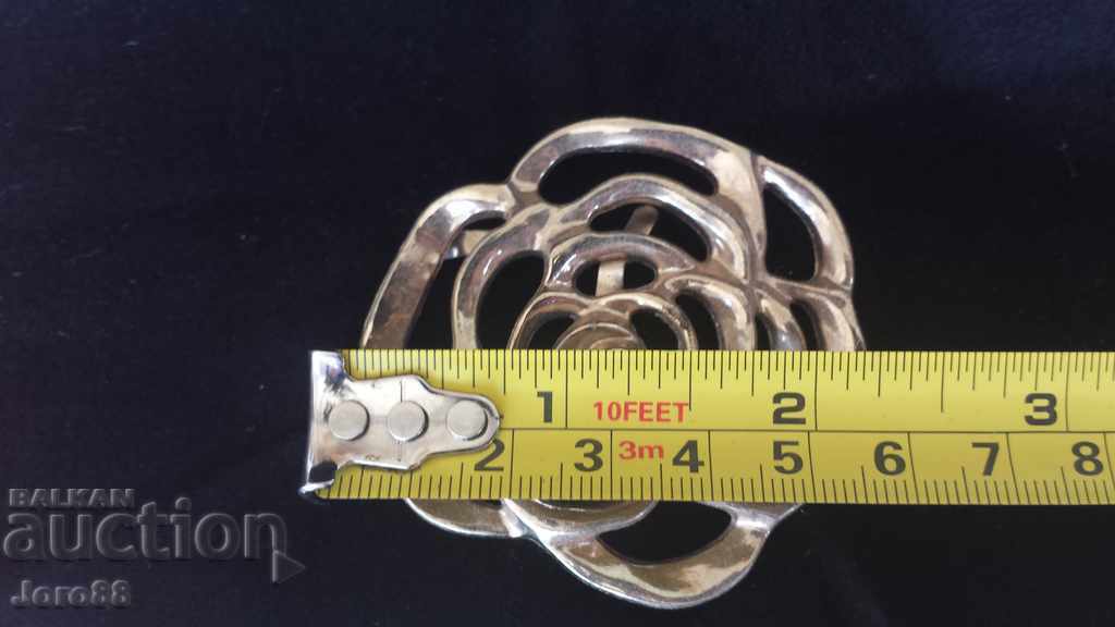 Old cockade brooch with gold plating? application - 5 Old cockade brooch with gold plating? application - 5