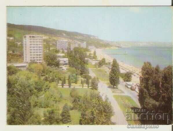 Card Bulgaria Varna Golden sands General view 13*