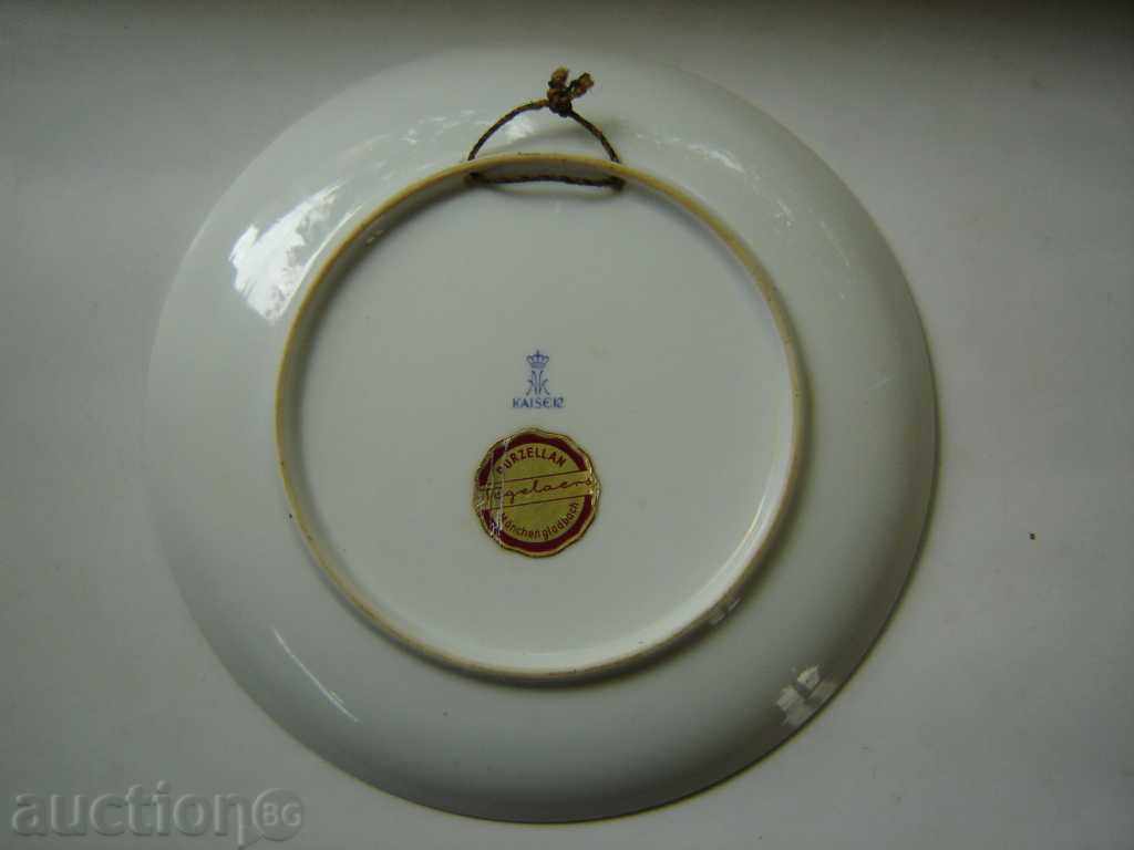 OLD WALL PLATE KAISER PORCELAIN - 5