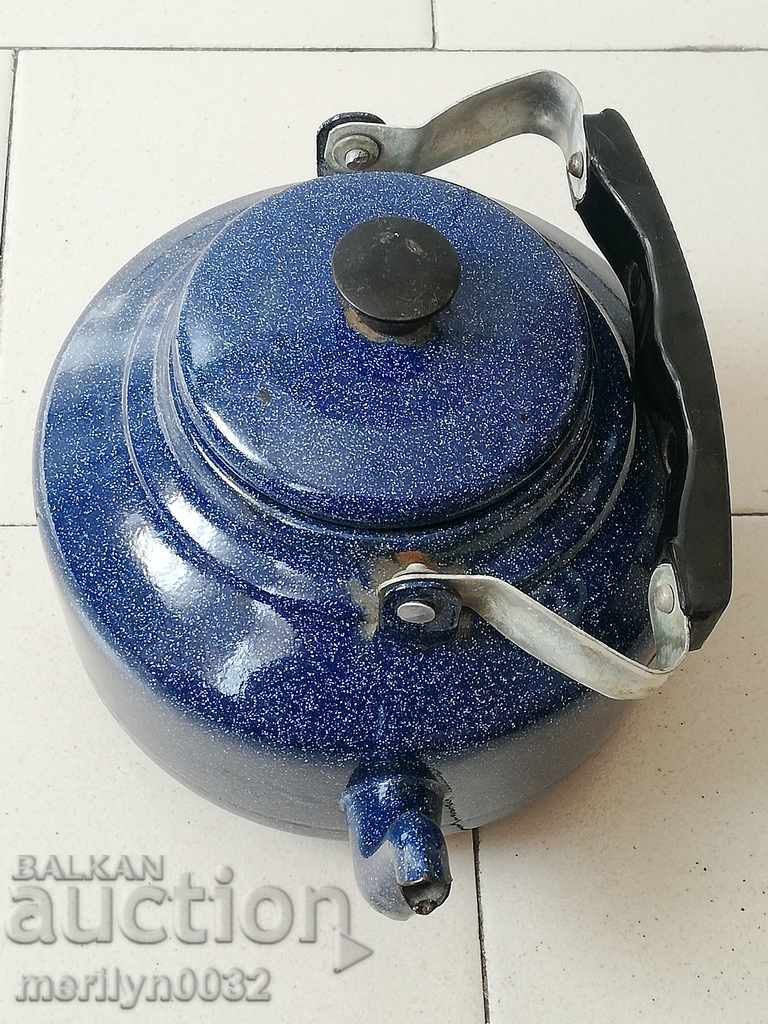 Enamelled pot, kettle, ketchup, kettle, wounded sod - 5