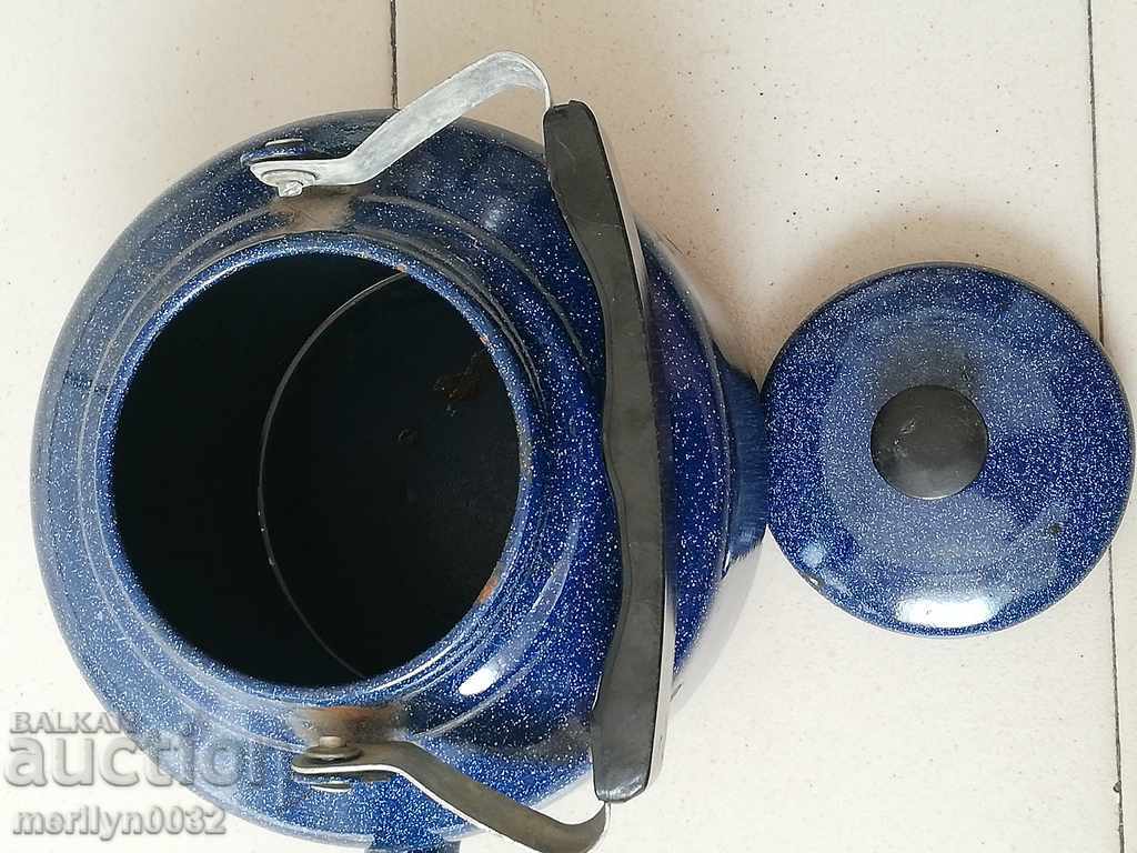 Enamelled pot, kettle, ketchup, kettle, wounded sod - 6