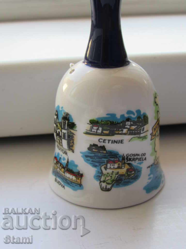 Delivery of Porcelain bell-10 cm-souvenir from Montenegro-1 Delivery of Porcelain bell-10 cm-souvenir from Montenegro-1