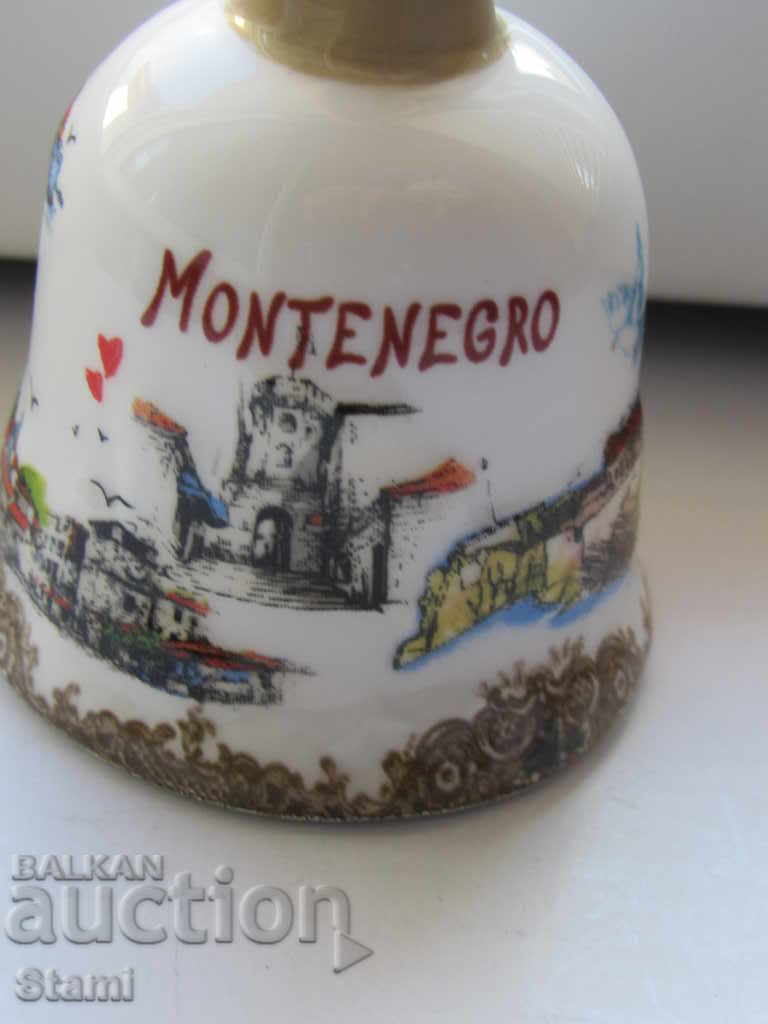 Porcelain bell-9 cm souvenir from Montenegro-2 with price 12.00 BGN | € 6.14 Porcelain bell-9 cm souvenir from Montenegro-2 with price 12.00 BGN | € 6.14