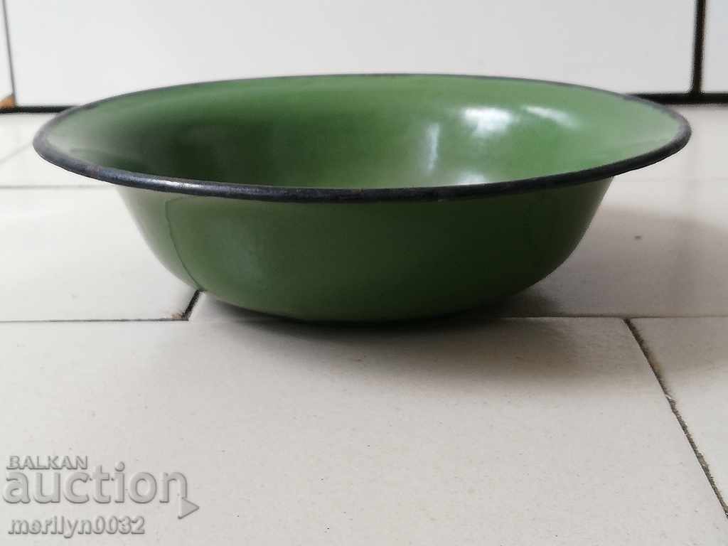 Auction Enameled bowl, enamel bowl, basin, basin Auction Enameled bowl, enamel bowl, basin, basin