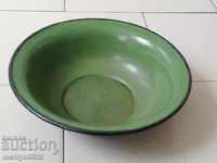 Enameled bowl, enamel bowl, basin, basin