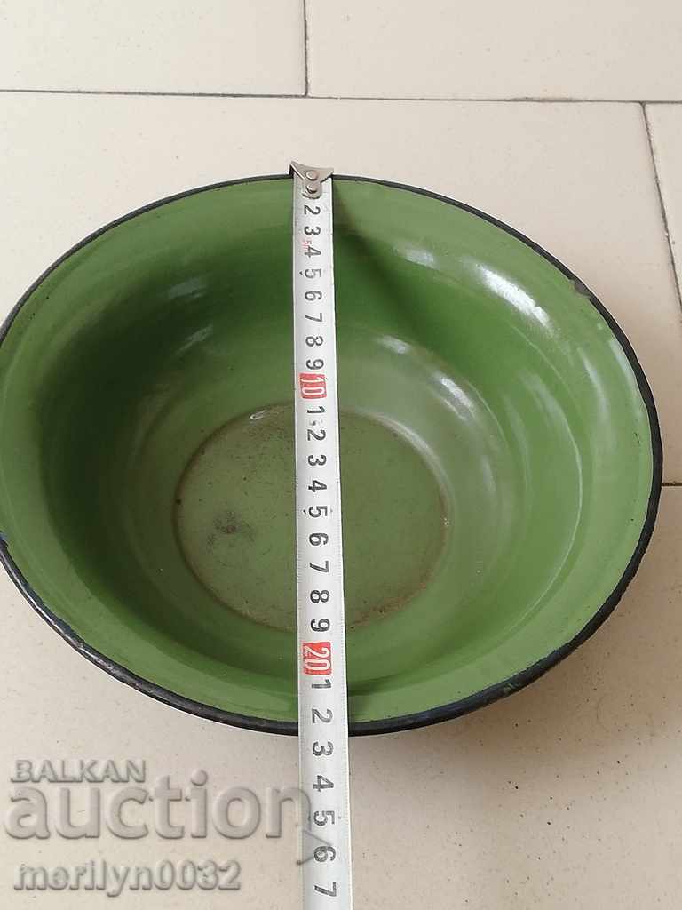 Auction Enameled bowl, enamel bowl, basin, basin Auction Enameled bowl, enamel bowl, basin, basin