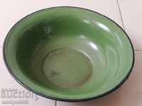 Enameled bowl, enamel bowl, basin, basin