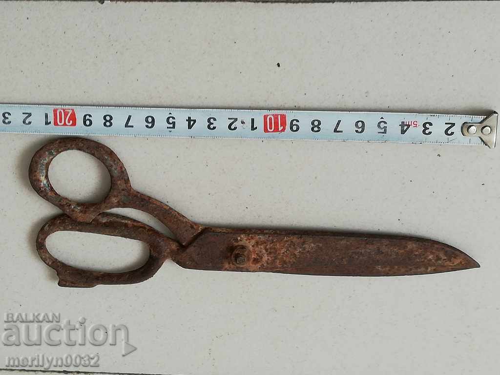 foarfece vechi forjate, fier - 5