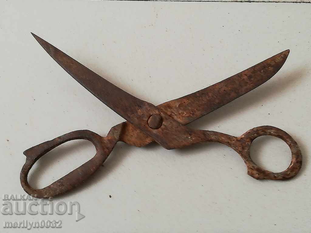 foarfece vechi forjate, fier - 6