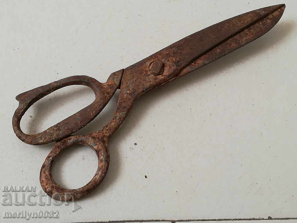 foarfece vechi forjate, fier - 7