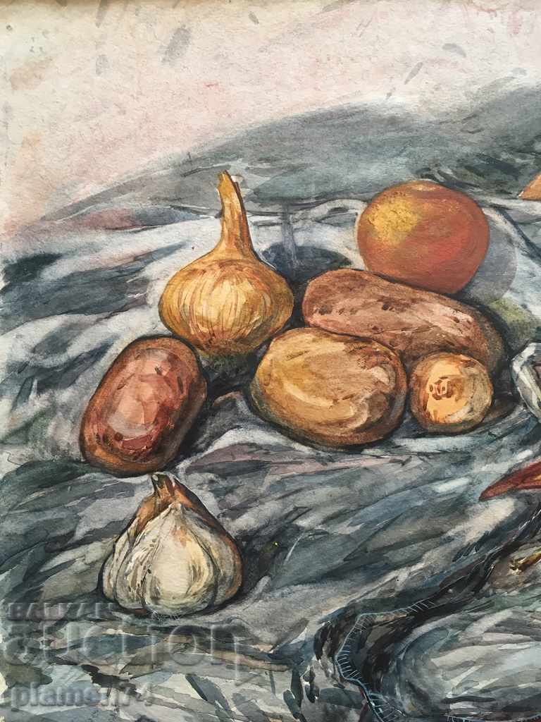 Still life drawing, watercolor with price 65.00 BGN | € 33.23 Still life drawing, watercolor with price 65.00 BGN | € 33.23