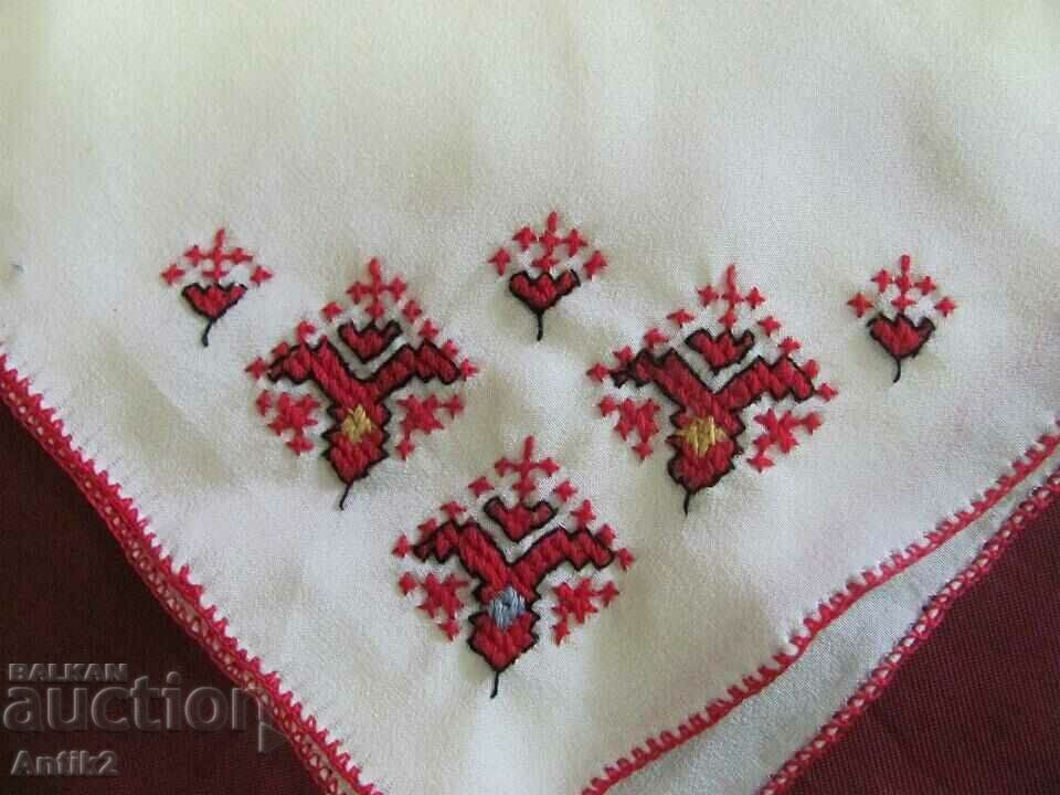 Παλιές γυναικείες πετσέτες ραμμένες στο χέρι 2 κομμάτια μετάξι - 6