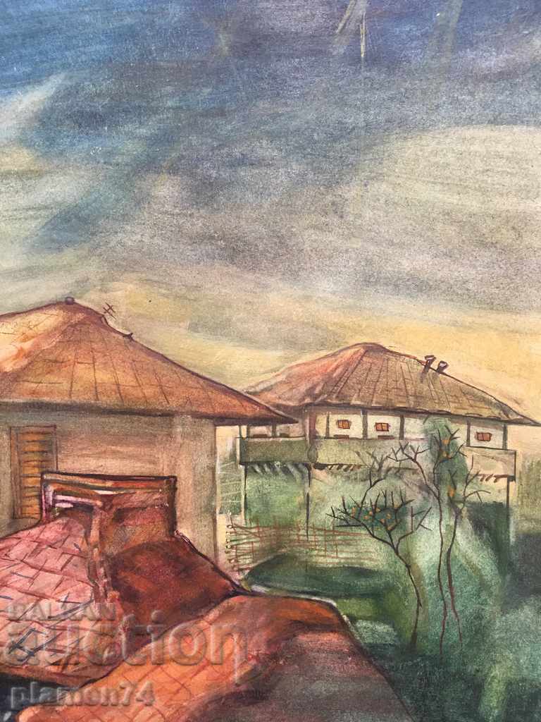 Auction Landscape - watercolor Auction Landscape - watercolor