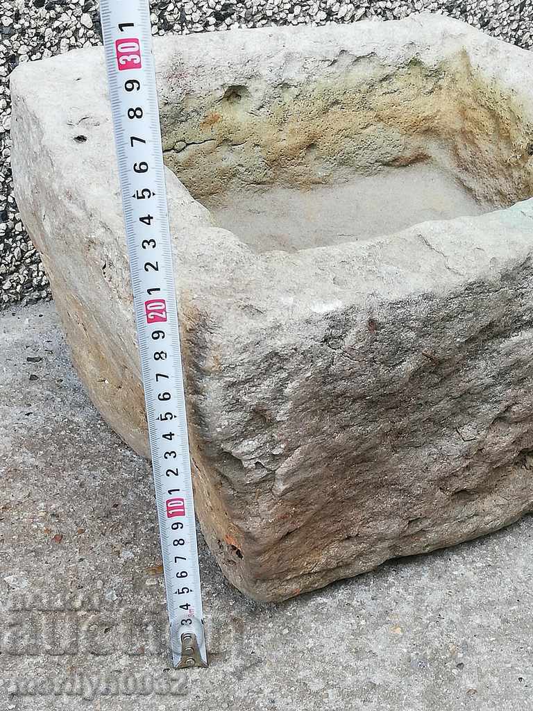 Delivery of Ancient stone wall, statue