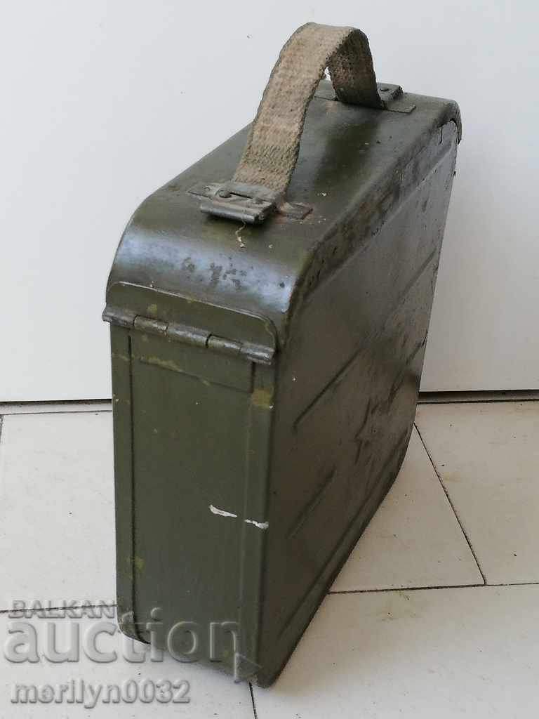 Box for cartridges, cartridge box for machine gun Maxim USSR with price 119.00 BGN | € 60.84 Box for cartridges, cartridge box for machine gun Maxim USSR with price 119.00 BGN | € 60.84