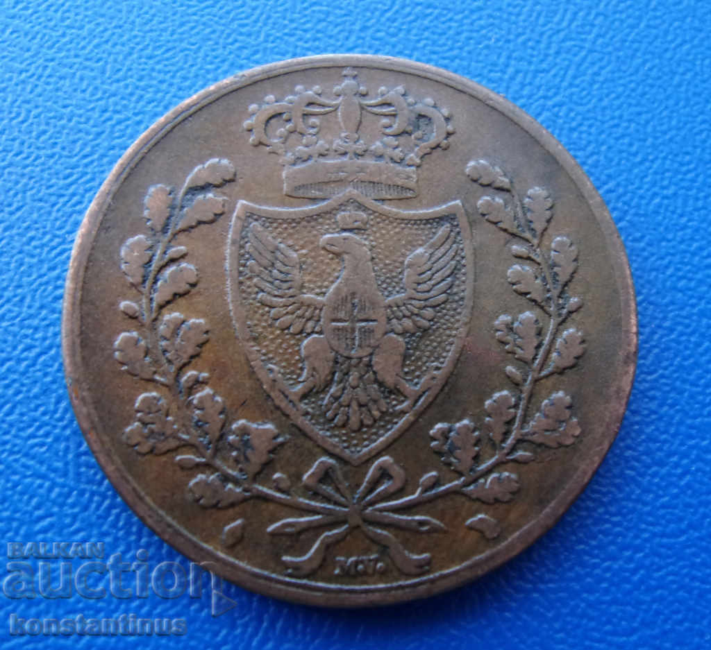 Sardinia 5 Centessimi 1826 Rare cu preț € 12.78 | 25.00 BGN Sardinia 5 Centessimi 1826 Rare cu preț € 12.78 | 25.00 BGN