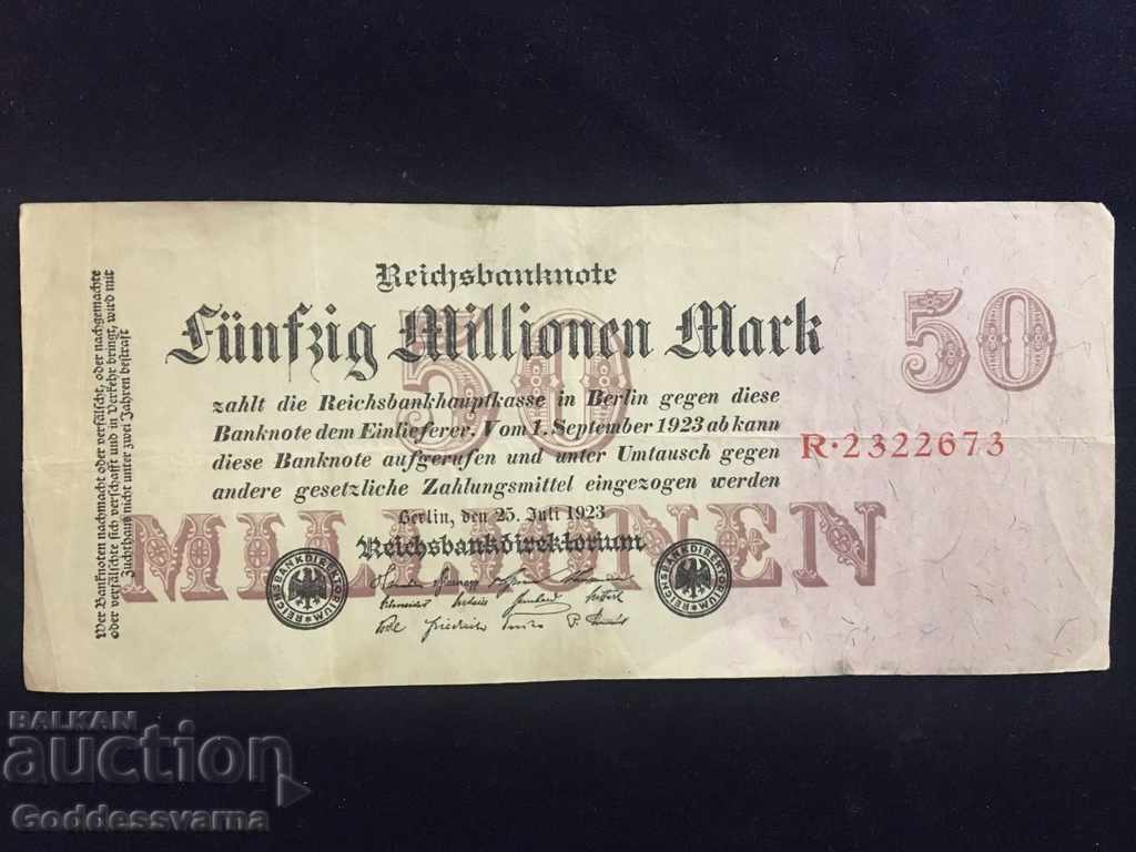 2673 Γερμανία 50 εκατομμύρια 1923 Pick 98