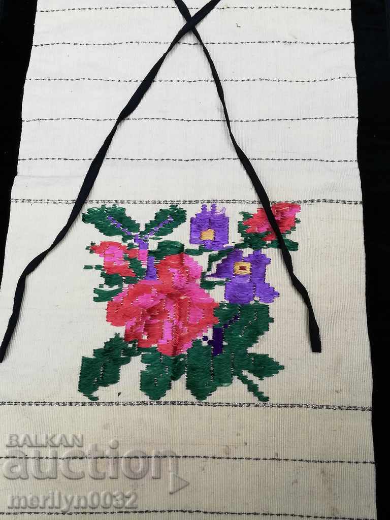 Old apron with tarnished gold thread embroidery, folk costume, sukman with price 89.00 BGN | € 45.50 Old apron with tarnished gold thread embroidery, folk costume, sukman with price 89.00 BGN | € 45.50