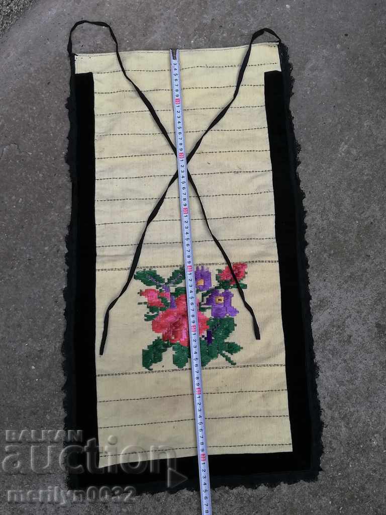 Delivery of Old apron with tarnished gold thread embroidery, folk costume, sukman Delivery of Old apron with tarnished gold thread embroidery, folk costume, sukman