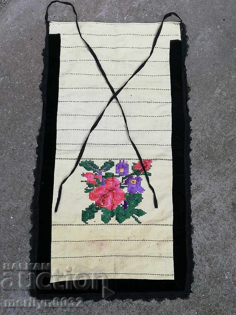 Old apron with tarnished gold thread embroidery, folk costume, sukman Old apron with tarnished gold thread embroidery, folk costume, sukman