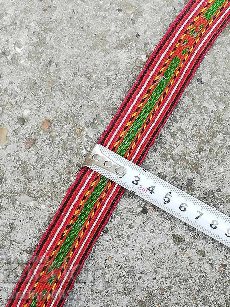 Old hand woven belt, belt, paft, costume 2.95 meters - 5 Old hand woven belt, belt, paft, costume 2.95 meters - 5