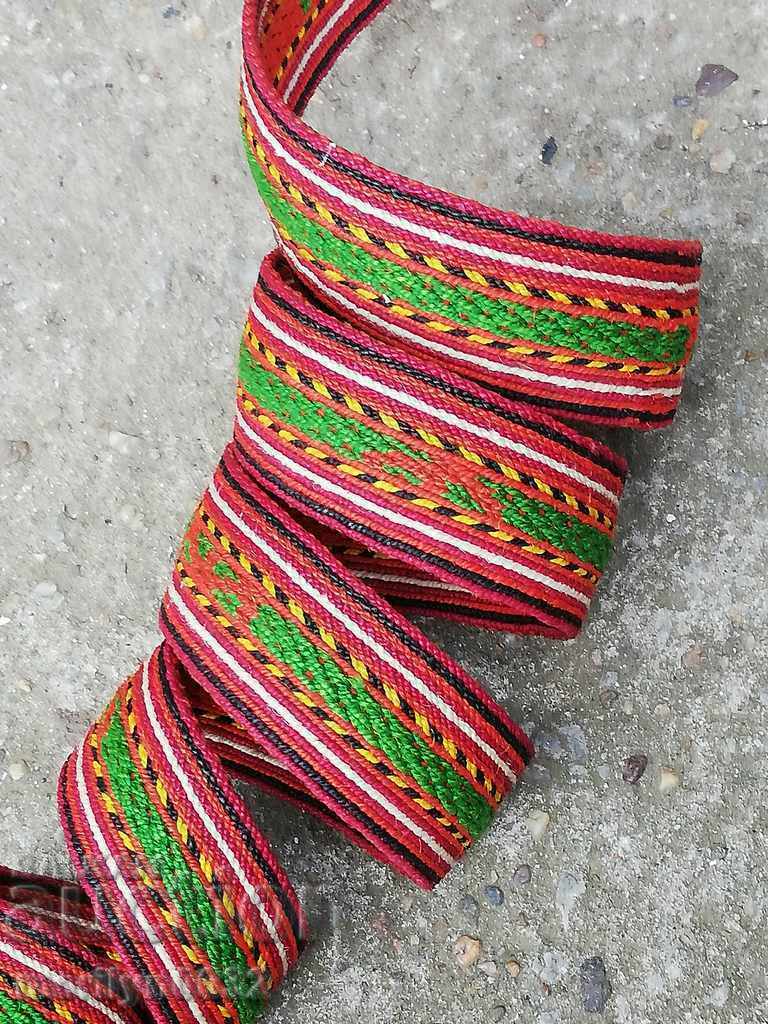 Old hand woven belt, belt, paft, costume 2.95 meters - 6 Old hand woven belt, belt, paft, costume 2.95 meters - 6