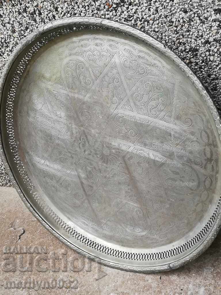 Παράδοση Star osmanski podnos, tabla siniya tepsiya nach na 20-ti vek