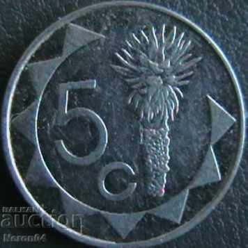 5 cents 1993, Namibia